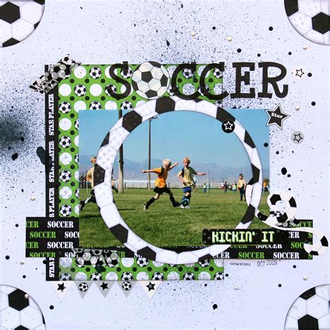 Soccer Moxxie Soccer Scrapbooking Sports Scrapbooking Layouts