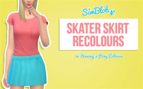 Maxis Match Cc For The Sims 4 • Sim Blob 23 Ea Skater Skirt Recolours