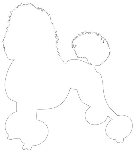 Mans Best Friend Template Printable Dog Outline