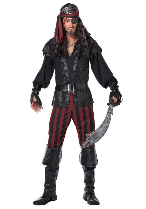Mens Ruthless Rogue Pirate Costume
