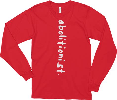 abolitionist long sleeve crewneck t shirt long sleeved t shirt clipart full size clipart