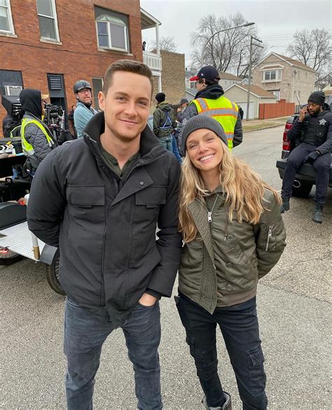 One Chicago Updates On Twitter Jesse Lee Soffer And Tracy Spiridakos On The Set Of Chicago