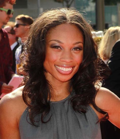 Felix is the only female track and field athlete to ever win six olympic gold medals. allyson felix Picture 1 - 2012 Creative Arts Emmy Awards ...