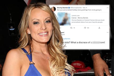 stormy daniels claps back after being called a disgrace over cameo videos