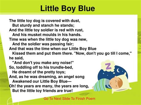 Little Boy Blue Poem Little Boy Blue Poem By Eugene Field 2019 01 28