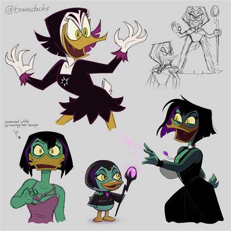 Duck Zone — A Collection Of Some Magica Drawings I Did Cartoon Art