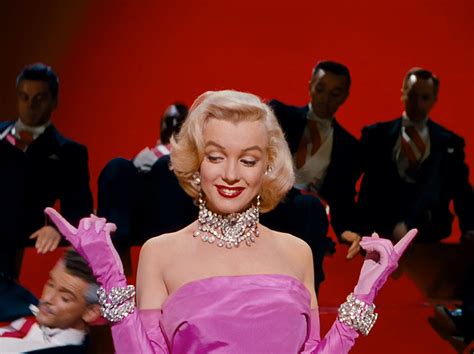 One Iconic Look Marilyn Monroe S Pink Diamonds Are A Girl S Best Friend Gown In Gentlemen