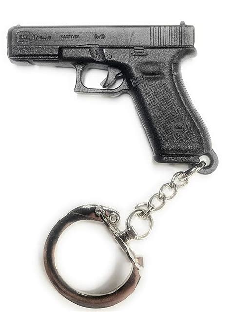 Glock Pistol Key Chain Black Polymer Clothing And Accessories