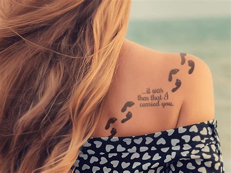 He dreamed he was walking along the beach with the lord. 6 Jesus Tattoo Designs For Women | Popular Christian ...