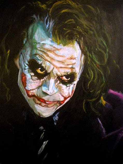 Heath Ledger As The Joker By Gossamer1970 On Deviantart