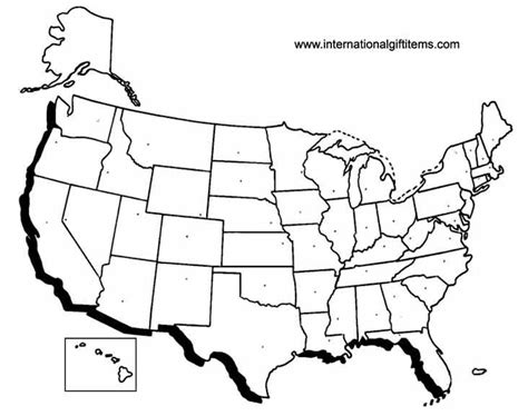 11 50 States Map Blank Worksheet