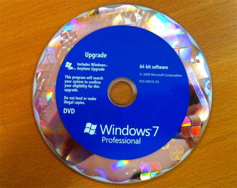 Installation Windows 7 Installation Disc