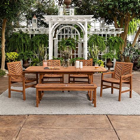 Forest Gate Olive Acacia Wood Patio Furniture Collection Bed Bath And