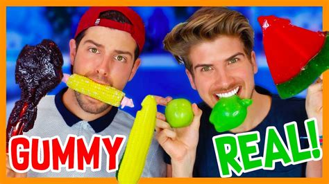 Gummy Food Vs Real Food 3 Youtube