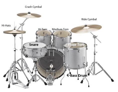 Drums Anatomy Parts Of A Drum Set Explained Vlrengbr