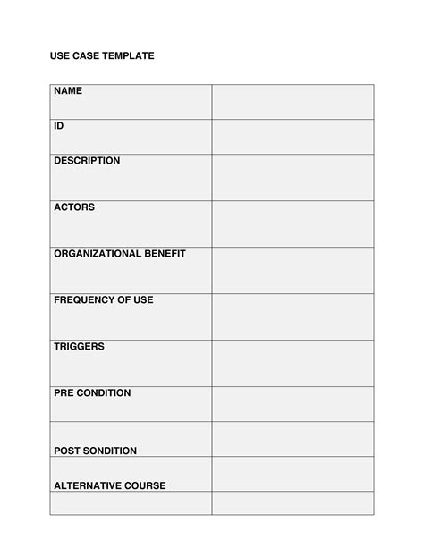 ( edit the use case diagram example above ). 40 Use Case Templates & Examples (Word, PDF) ᐅ TemplateLab