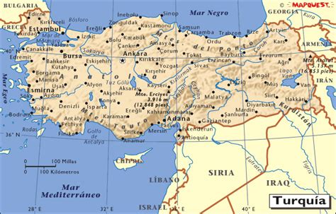 Conformando un cruce histórico entre culturas y civilizaciones occidentales y orientales, el mapa de la república de turquía cuenta con un territorio. TURQUÍA: PARTE DE EUROPA?