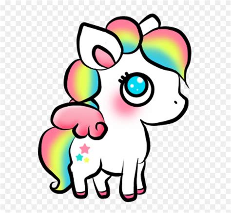 Library of png transparent cute stickers png files Clipart ... Cute free unicorns coloring page to download.