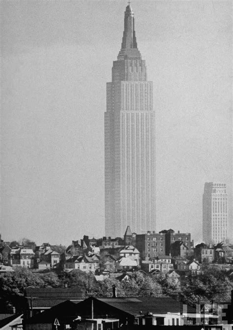 andreas feininger phantasmagoric view of new york city s empire state building in weird