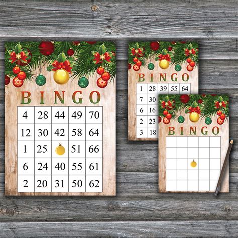 Christmas Toys Bingo Game Cardchristmas Bingo Game Cardchr Inspire