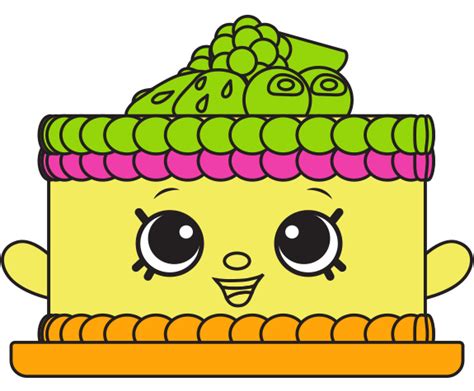 Shopkins #7-016 - Bree Birthday Cake - a Rare Shopkin