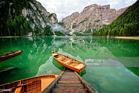 Lago Di Braies I High Res Stock Photo Getty Images