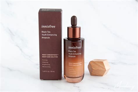 Innisfree Black Tea Youth Enhancing Ampoule The Moonberry Blog