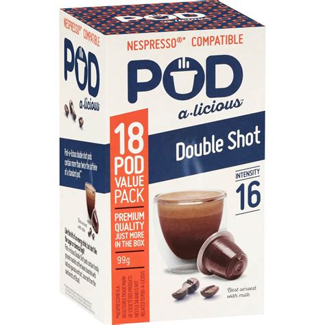 The cashier told me their grand opening was this last saturday (january 27). Pod A Licious Coffee Pods Double Shot 18pk | Woolworths