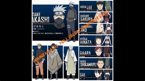 The Last Naruto The Movie Hokage Kakashi Color Designs