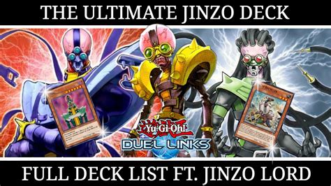 The Full Ultimate Jinzo Deck Yu Gi Oh Duel Links Youtube
