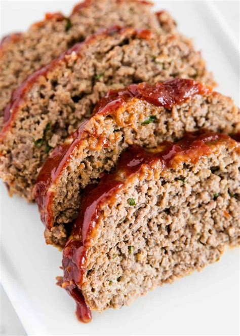 Easy Meatloaf Recipe Tender And Juicy Homemade Meatloaf Topped With A