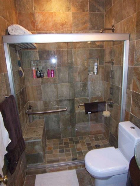 Natural stone tile for small bathroom shower pinterest.com. Shower Stalls For Small Bathrooms - Loccie Better Homes ...