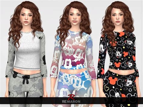 Pj Shirt For Women 01 By Remaron At Tsr Sims 4 Updates
