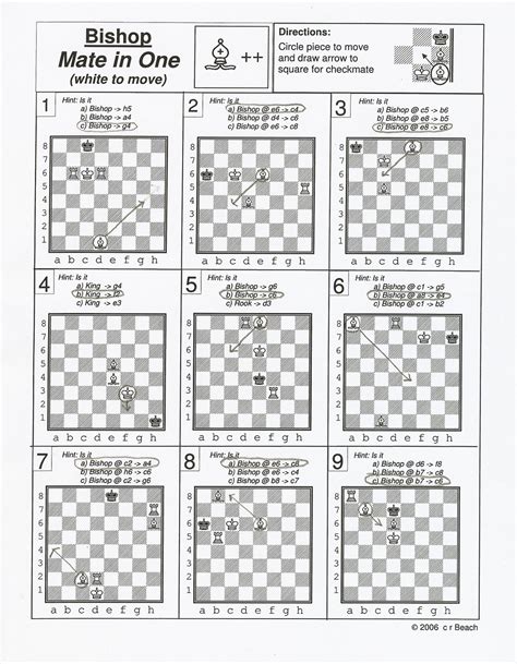 Chess Worksheets