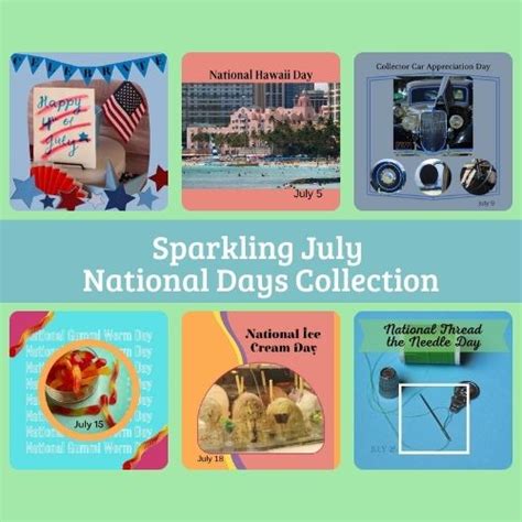 Sparkling July National Days Image Gallery Social Media Snapshotz