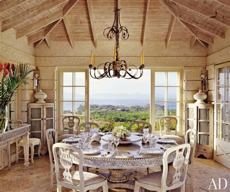 Traditional Dining Room By Grant White And Luboš Kráčmar In Mustique