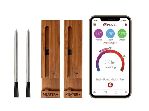 Meater Plus Wireless Smart Meat Thermometer Has A Long Range 165