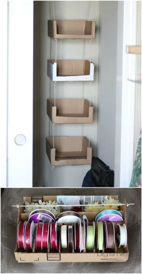 I'm always looking for ways to recycle and upcycle available materials. 35 Brilliant DIY Repurposing Ideas For Cardboard Boxes ...