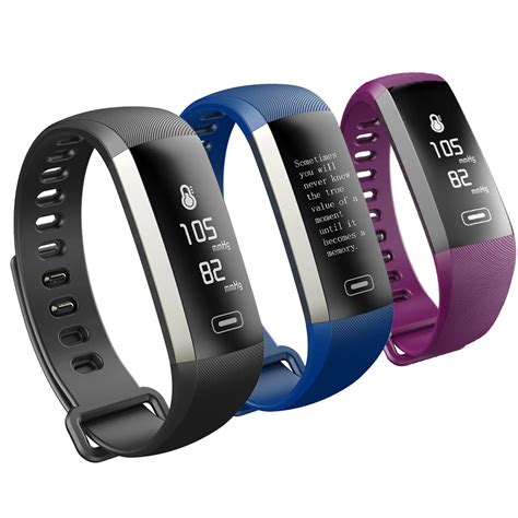 Zucoor Smart Bracelet Heart Rate Monitor Tonometer Wearable Devices Pedometer Fitness Bracelets