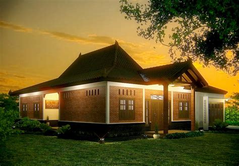 Rumah joglo dengan pondasi batu alam yang. Desain Rumah Joglo Bergaya Modern di Jawa Tengah | Konsep ...