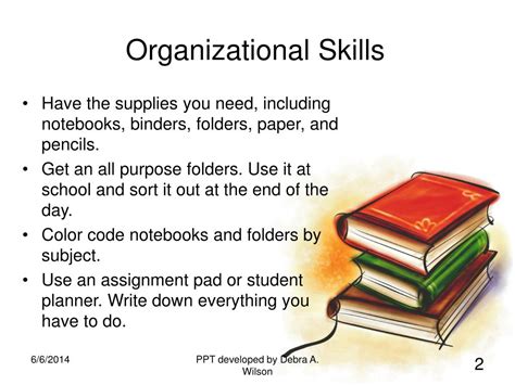 Ppt Day 1 Organizational Skills Powerpoint Presentation Free