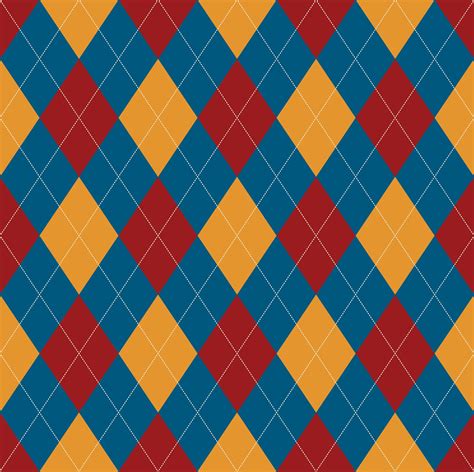 Seamless Blue Red Argyle Pattern 699404 Vector Art At Vecteezy