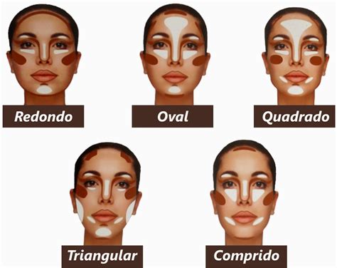 Highlighting And Contouring Guide For Your Face Shape Contorno Maquillaje Maquillaje Cara