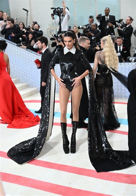 Kendall Jenners Marc Jacobs Outfit At The Met Gala 2023 Popsugar
