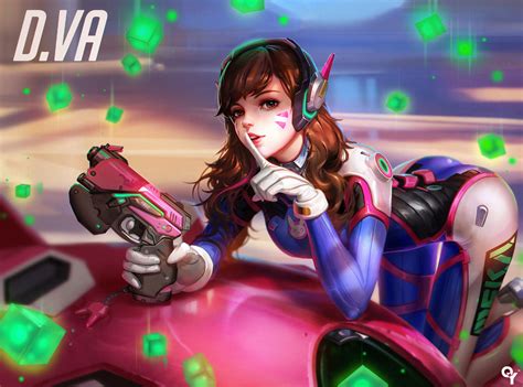 Dva Overwatch Art Hd Games 4k Wallpapers Images Backgrounds Photos And Pictures
