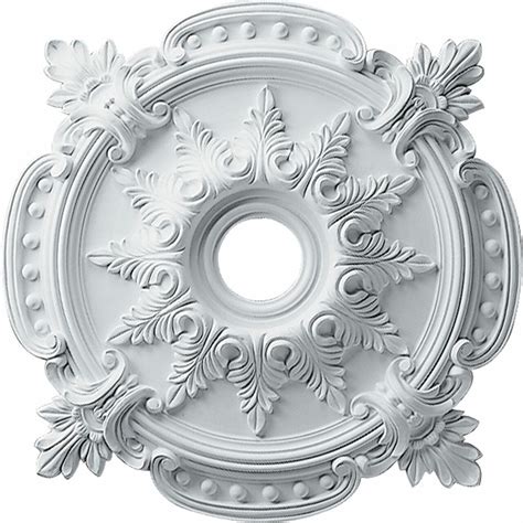 A ceiling medallion is an ornamental decorative feature, usually round in shape, that is used to choosing the right ceiling medallion for your room involves considering both the size proportions and. Benson Classic - Urethane Ceiling Medallion - #CM28BE