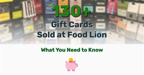 130 Gift Cards Sold At Food Lion What You Need To Know Frugal
