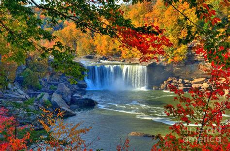 Cumberland Falls In Autumn 2 Photograph By Mel Steinhauer Pixels