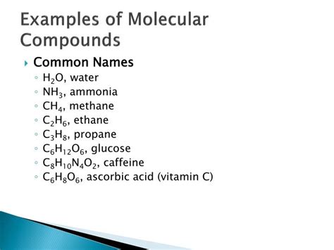 Check spelling or type a new query. PPT - Molecular Compounds PowerPoint Presentation - ID:2672985