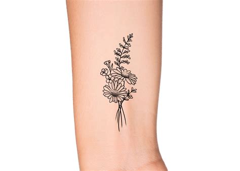 Share More Than 61 April Flower Tattoo Best Incdgdbentre